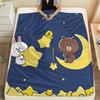 LINE FRIENDS Kawaii Blanket, Soft Throw for Home Bedroom, Perfect Gift for LINE FRIENDS Fans.chl