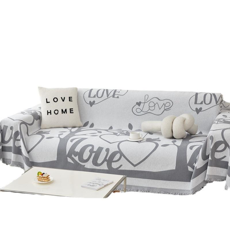 Sofa Cushion Cushion Four Seasons Universal Sofa Cover Cover Universal Sofa Cover Cloth Light Luxury a Whole Piece of Full Covered