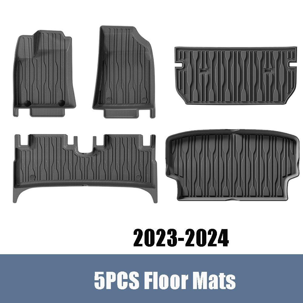 Floor Mats For BYD Dolphin Mini Seagulls EV 2024 2025 Trunk Mats Waterproof Non-slip Carpet Back Seat Protector Boot Liner Tray