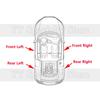 Kamshing Car Door Speaker Horn For Benz Vito Viano W447 V260 2016-2024 Car Door Loudspeaker