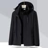 Men's Winter 4-in-1 Hardshell Men's and Women's Fleece Lining Double-sided Wear Lamb Fleece Jacket Outdoor Mountaineering Clothing
