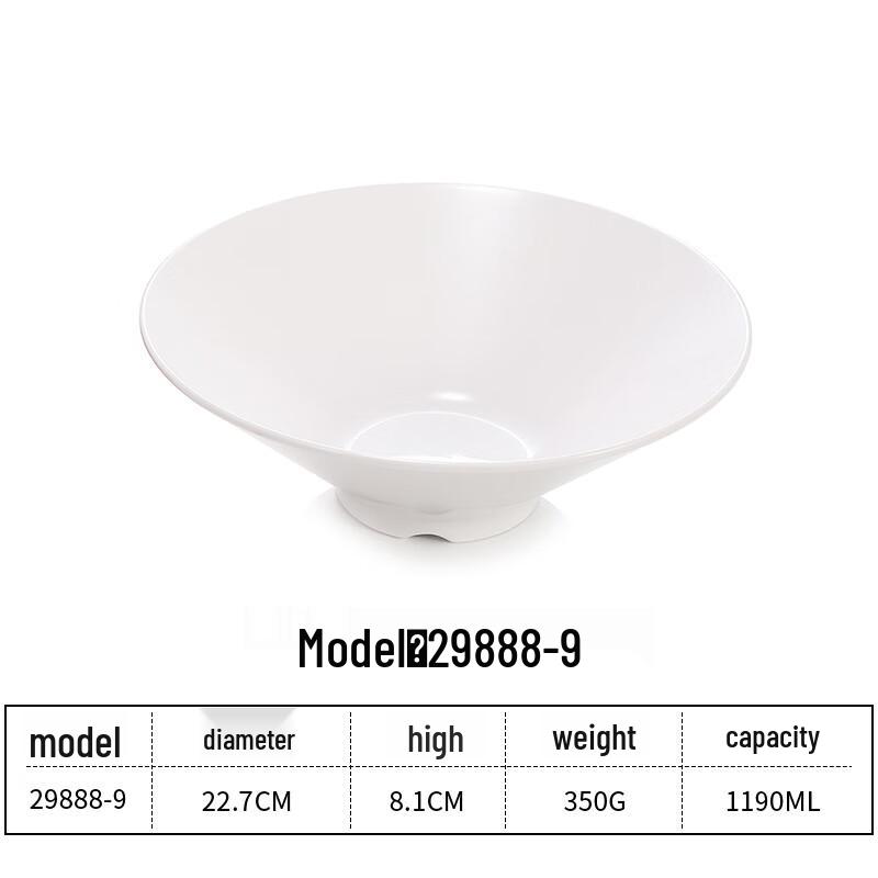 Commercial A5 Melamine Noodle Bowl