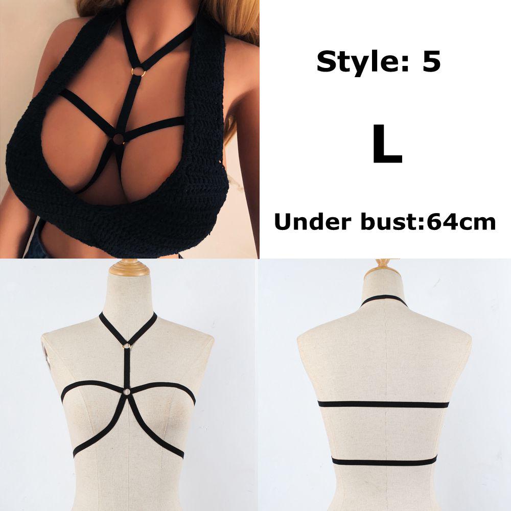 Noua Bralette Bustier Belt Lenjerie Sexy Bandage Sutien Cage Harness Push Up Crop Top