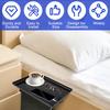 Bedside Storage Tray Clip-On Bedside Shelf Detachable Heavy-Duty Bedside Storage Tray Multifunctional Bedside Shelf Space Saving