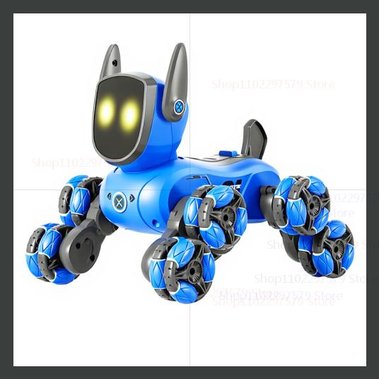 Q200 Remote Control car Small Eight Wheel Gesture Sensing Multi functional Voice Interaction RC Stunt Machine Dog  Children Toys