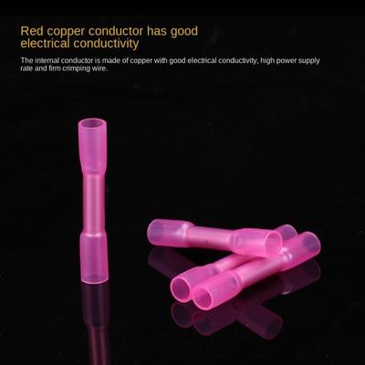 20 Pcs Insulated Heat Shrink Connectors Connectors Kit Shrinkable Crimp Terminals Waterproof Clamp Type Wire Connection Pipe