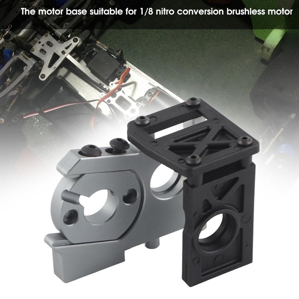 Electric Vehicle Brushless Motor Mounting Holder with Fixed Mount for 1/8 RC Car Accessory