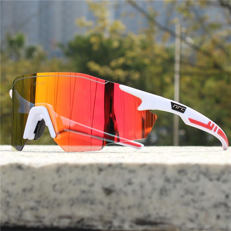 NRC Herren Radsport-Sonnenbrille UV400 TR90 Sport Fahrradbrille MTB Mountainbike Angeln Wandern Reiten Brillen für Damen sport