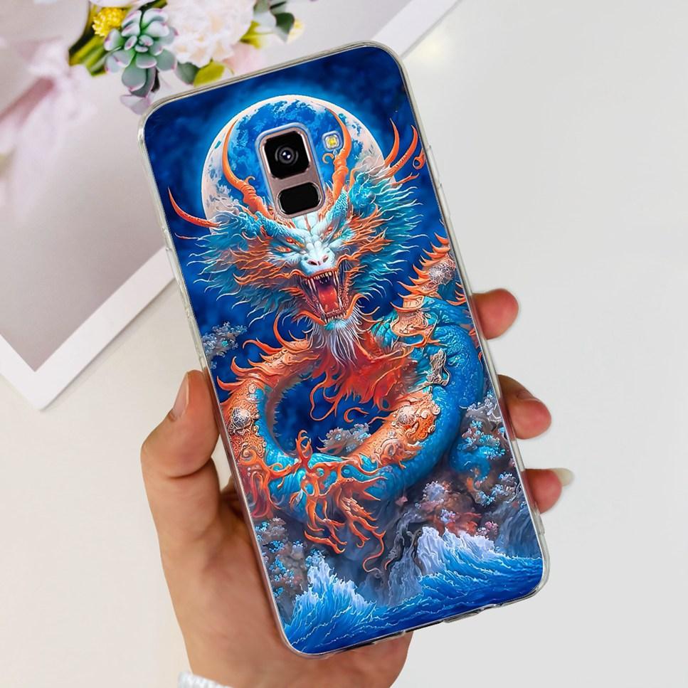 For Samsung Galaxy A8+ A8 Plus Case New Butterfly Flower TPU Soft Silicon Cover For Samsung A8+ 2018 SM-A730F Phone Case Funda