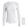 Womens Quick-Dry Long Sleeve Workout Top Slim Fit Fitness Shirt Running Gym Yoga Spring Fall