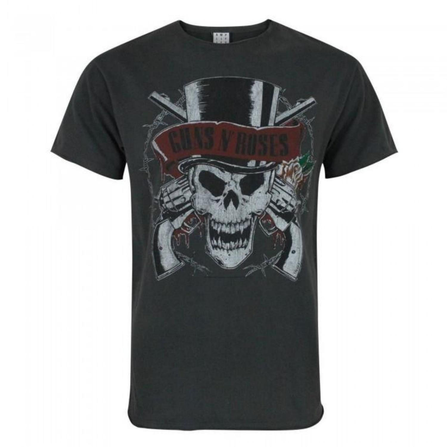 Amplified Official Mens Guns N Roses Deaths Head T-Shirt S разноцветный