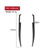 For Cadillac CTS 2008-2013 Carbon Fiber Central Armrest Box Both Side Panel Decorative Strips Car Accessories Decoration Sticker