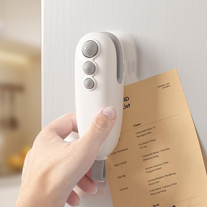 Mini Electric Heat Bag Sealing Machine Food Plastic Bag 3In1 Hand Pressure  Sealing Machine Heat Sealer