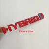 New 3D Metal HYBRID Logo Side Fender Rear Trunk Emblem Badge Car Sticker Decals For Toyota Prius Camry Crown Auris Rav4s TRD