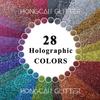 Holographic Extra Fine Glitter Powder Bulk Nails Glitter for Resin Tumblers Polyester Glitters