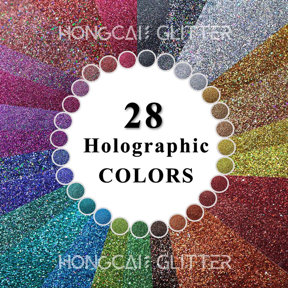 Holographic Extra Fine Glitter Powder Bulk Nails Glitter for Resin Tumblers Polyester Glitters