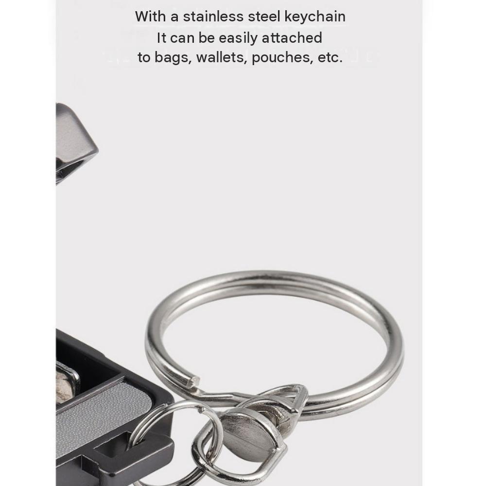 Nail Clippers Inside a Suitcase Miniature Keyring