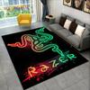 3D Razer Logo Game Gamer Snake Carpet Rug for Home Living Room Bedroom Sofa Doormat Decor,kids Play Area Rug Non-slip Floor Mat