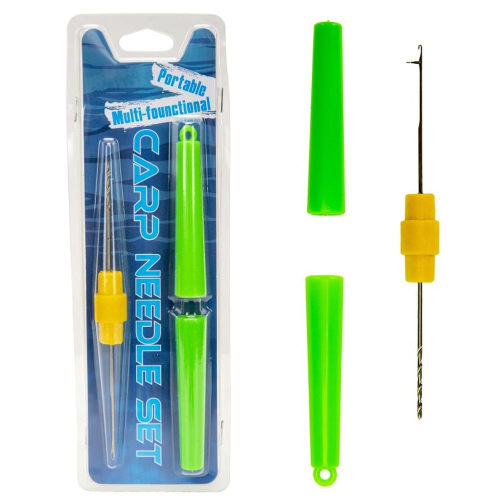 Carp Fishing Rigging Bait Needle Kit Tool Set Bait Boilie Drill Stringer Needle for Bait Hole Punching Piercing Pesca