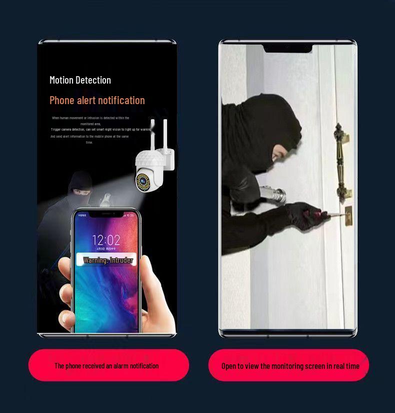 HD Wireless Rotating Camera Kit: All-in-One Indoor/Outdoor Remote Monitoring Device