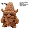 Viking Dwarf With Horned Hat Gnome Figurine, 3D Printed Cute Nordic Ornament, Whimsical Statue Little Man Ornament Desk Decor for Home Office