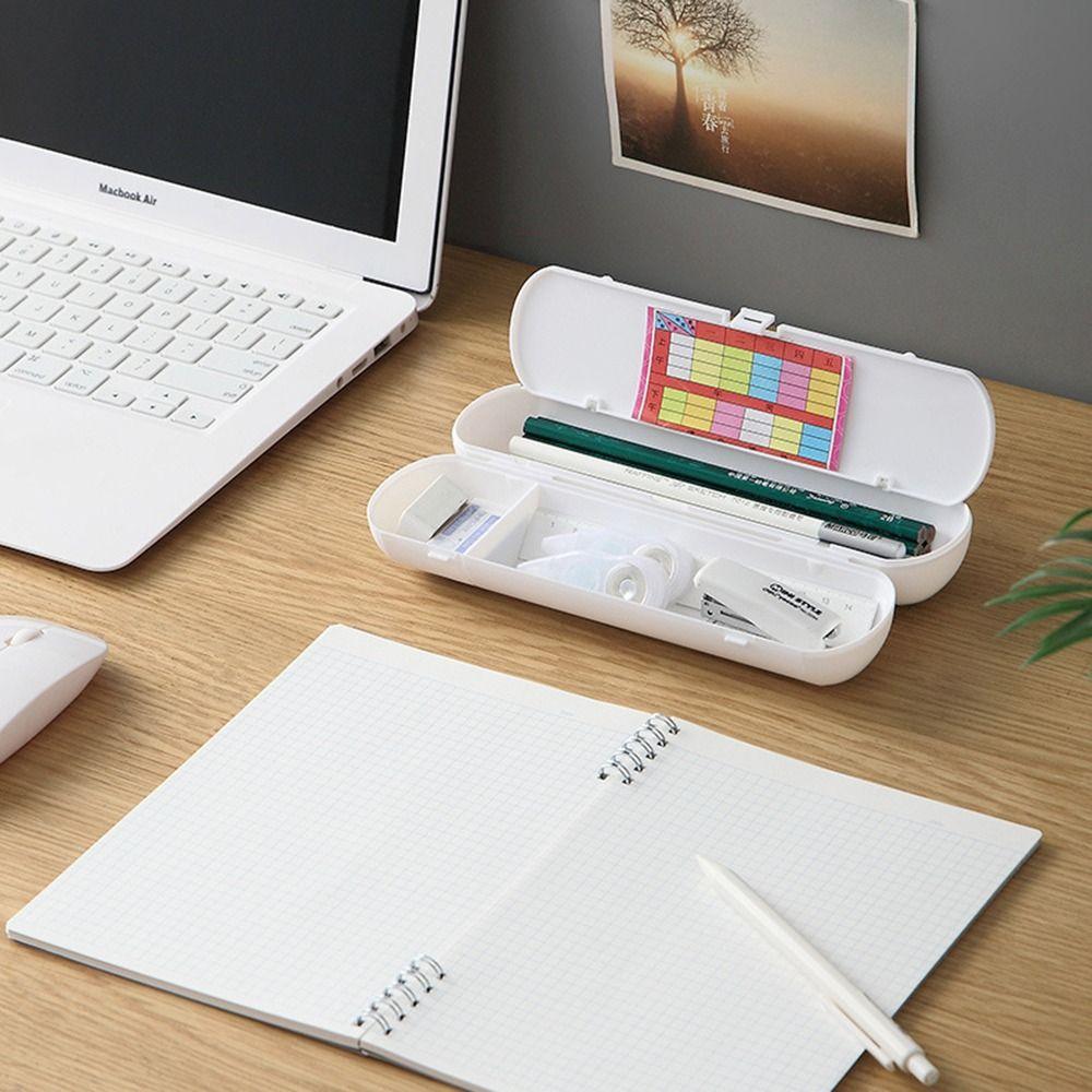 Simple Pen Box Mini Pencil Pouch Durable Stationery Storage Bag Student