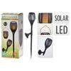 ProGarden Lampe solaire de jardin à LED 3 en 1 Noir 442206