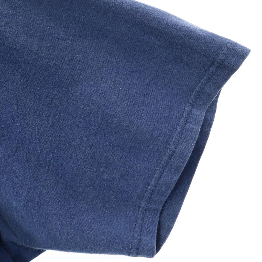 BIG DOGS Back Print Short Sleeve T-shirt XL Navy Men's Used