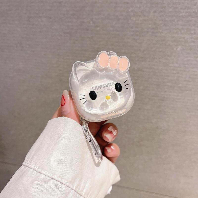 For Samsung Galaxy Buds LIVE PRO 2 Wireless Bluetooth Headset Case Cat Bear Protection Soft Case