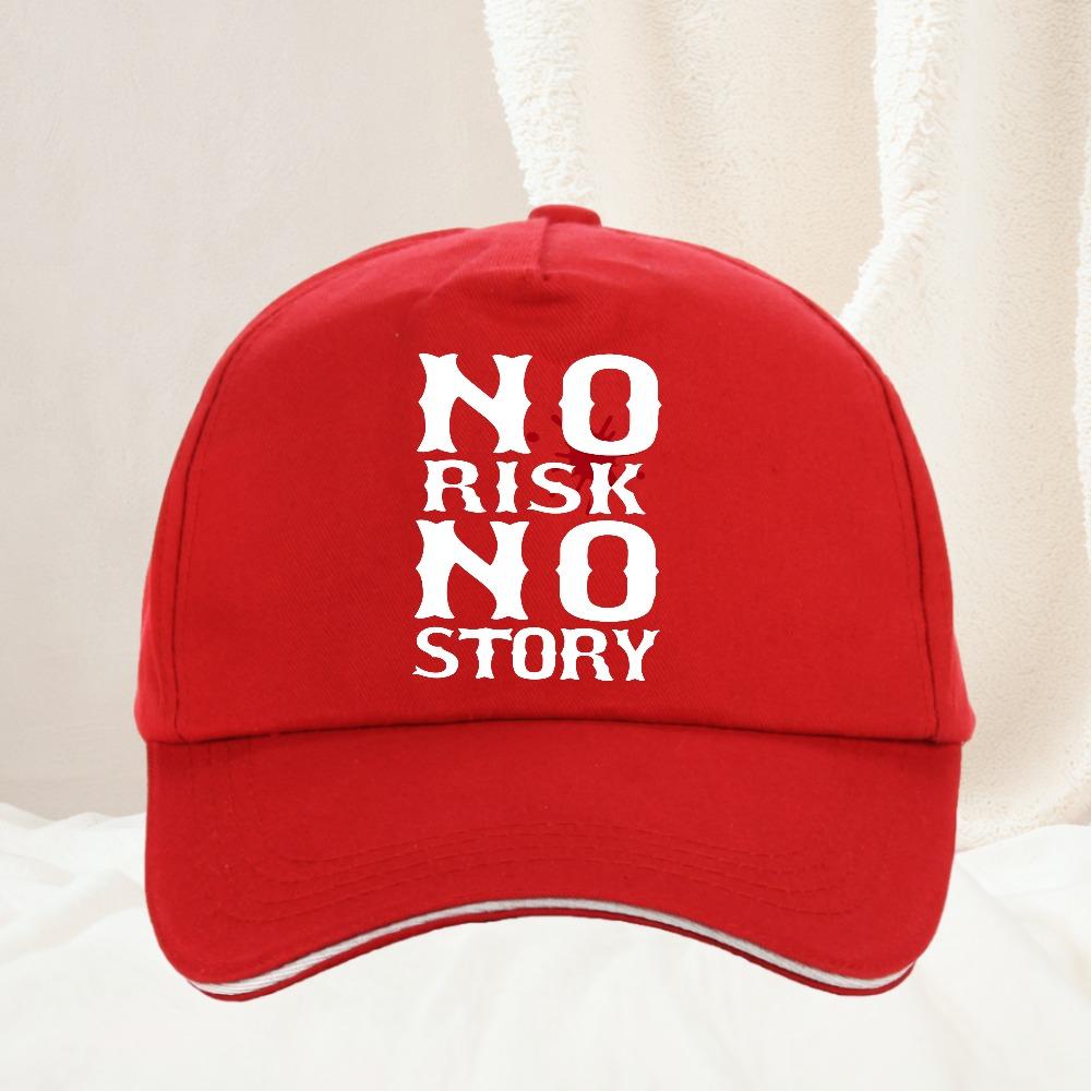 no risk no story Unisex Baseball Caps Spring and Autumn Outdoor Adjustable Casual Hats Unisex Women Golf Snapback hat