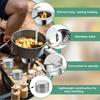 4Pcs Stainless Steel Fuel Paste Containers For Buffet, Hot Pot, Camping