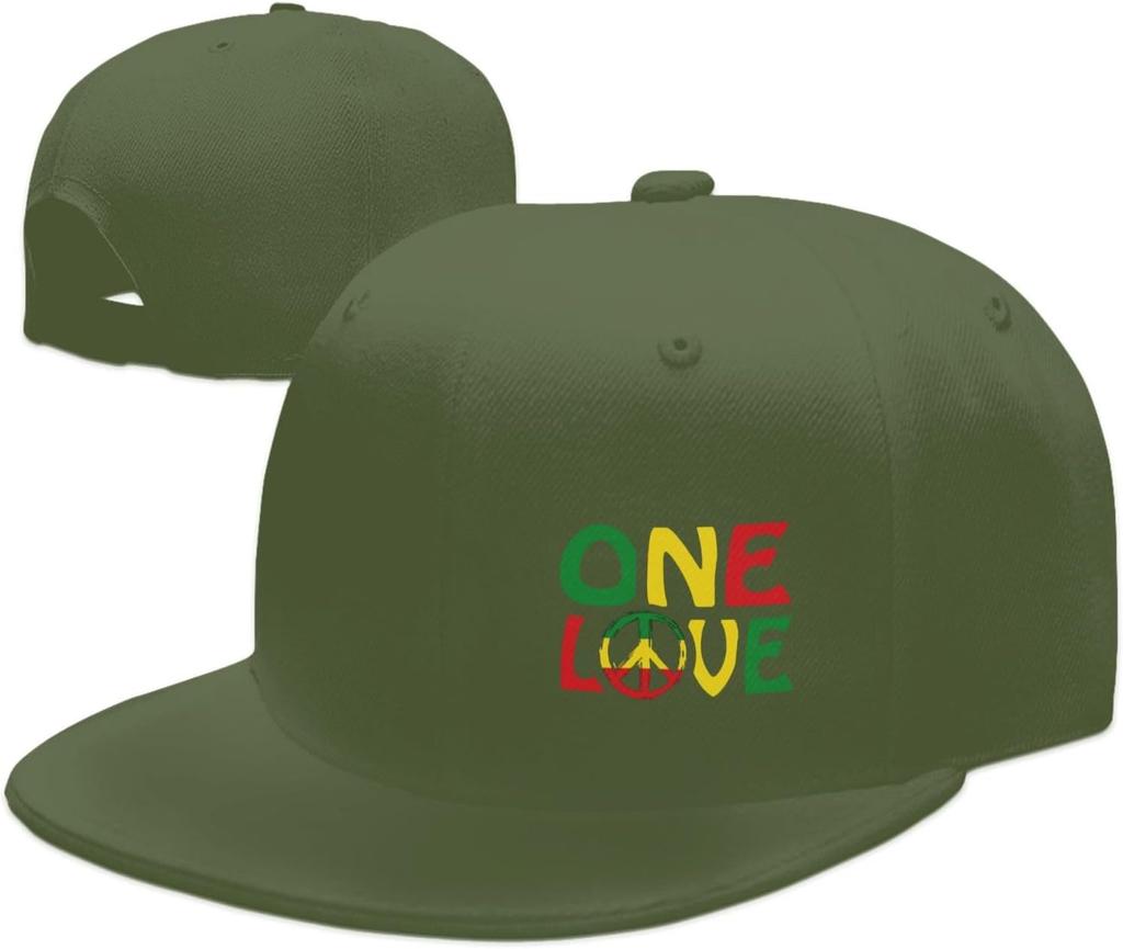 Jamaican American Flag Distressed Snapback Baseball Cap Casual Adjustable Hat Adult