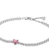 Pandora Personalized design 925 silver synthetic cubic zirconia bracelet for women multi-color 590041C03