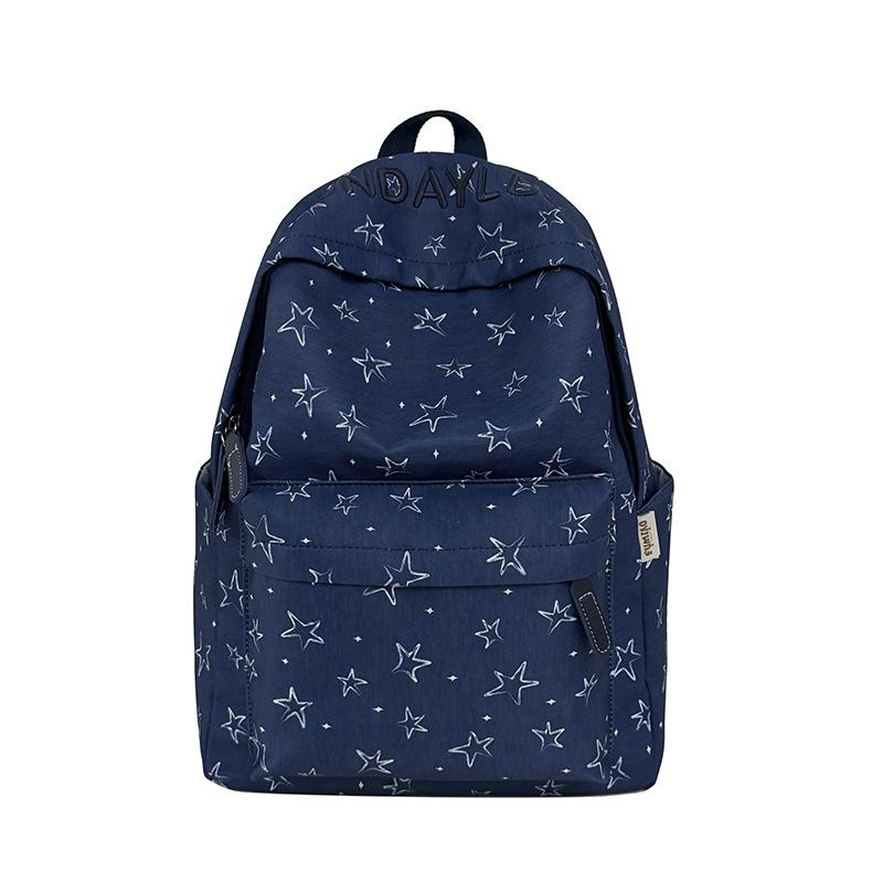 Zaino versione coreana ins stile college zaino con stampa femminile versatile zaino dolce grande capacità zaino leggero per studenti del campus