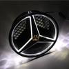 C200 E200 Dla Mercedes Benz dla MERCEDES BENZ Podświetlane Logo Przednie Emblemat Oświetlenie Grillu Odznaka Grillu LED W166 W176 W204 W207 W212 W218