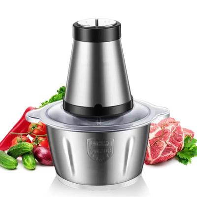 3L Large Capacity Electric Food Chopper Multifunctional Stainless Steel Meat Grinder Vegetable Fruit Cutter Kitchen Food Processor