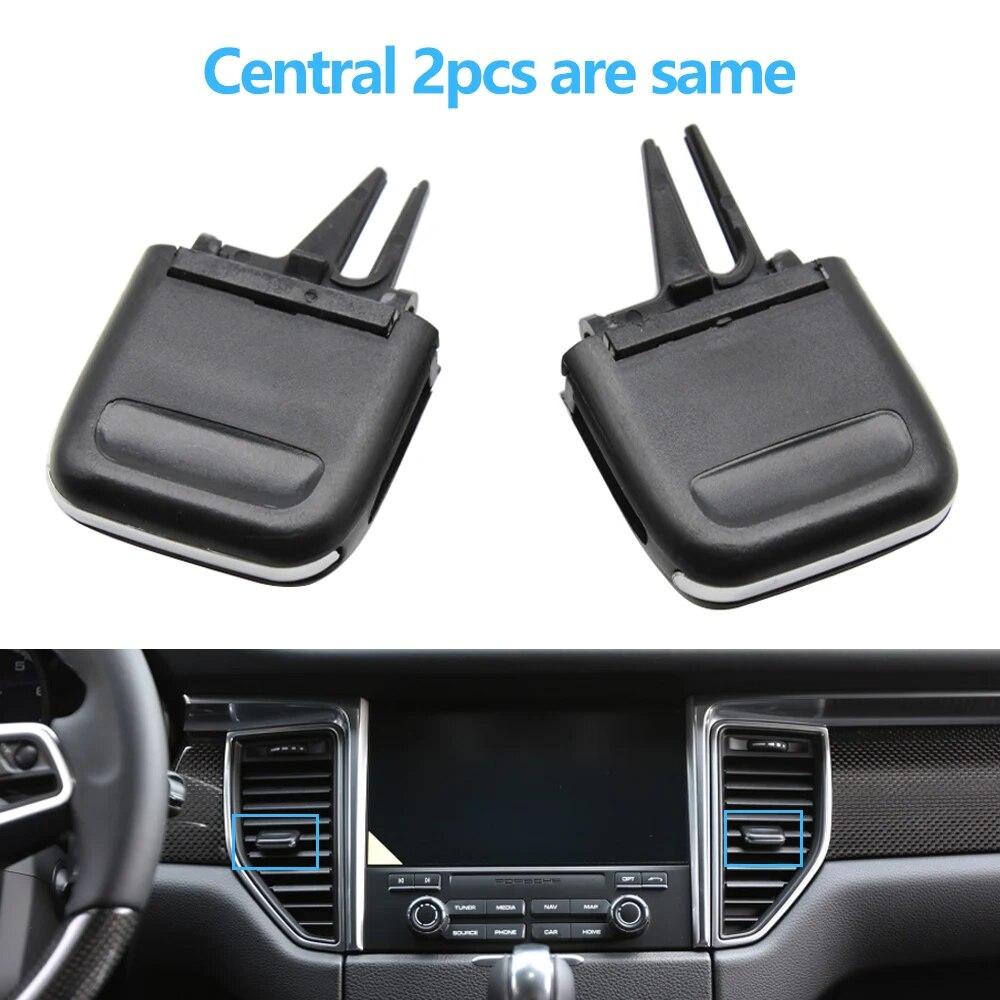 Bil Front Bak Air Conditioning AC Vent Grille Clip Slider Reparasjonssett For Porsche Macan 2014-2017