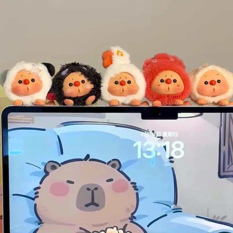 Oyo Bear Small Crawling Animal Party Series Cute Trendy Doll Toys Figurine Collection Desktop Ornament Present