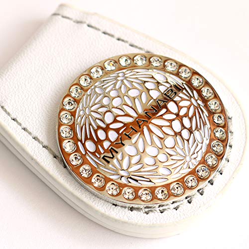 

MYHANABI H2 Golf Marker, White, Clip Type