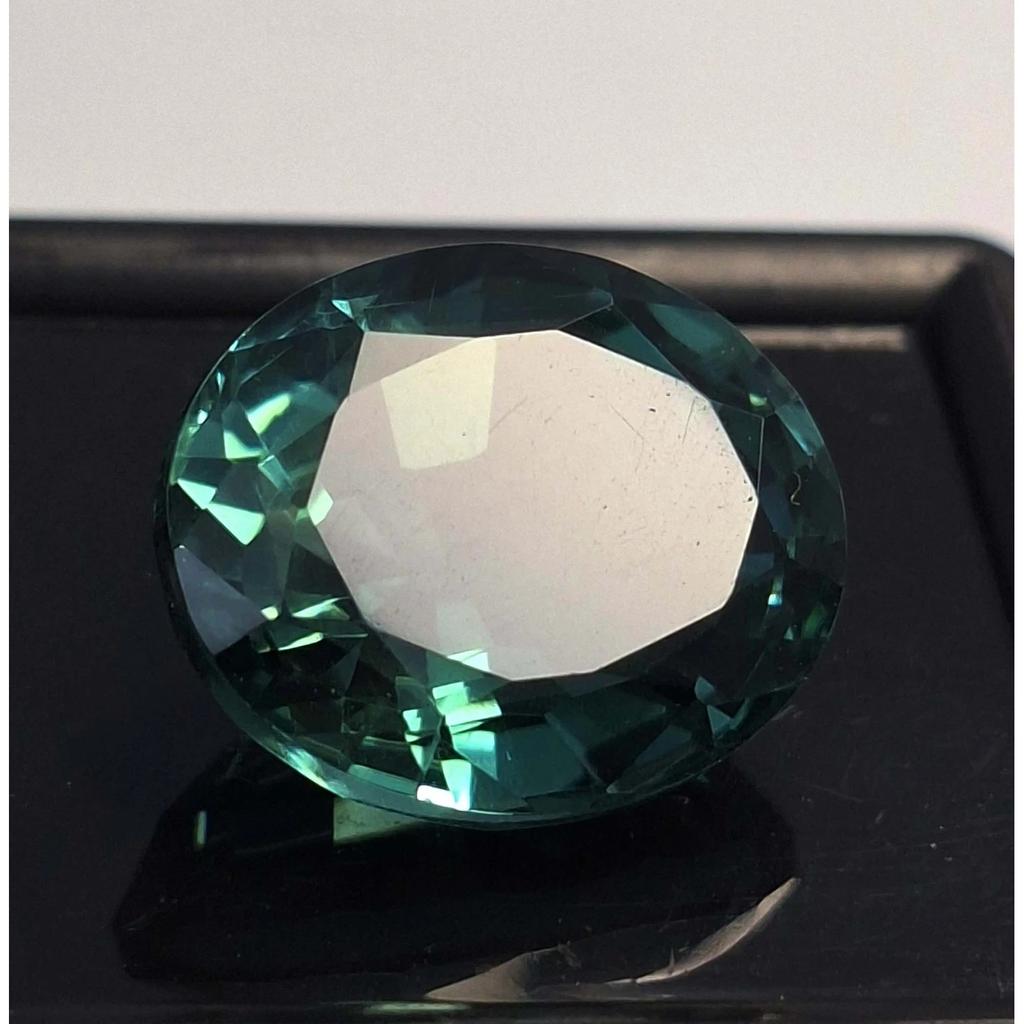 Certified Natural Tourmaline Bluish-Green Oval Cut 8-10 Ct Beautiful Gemstone