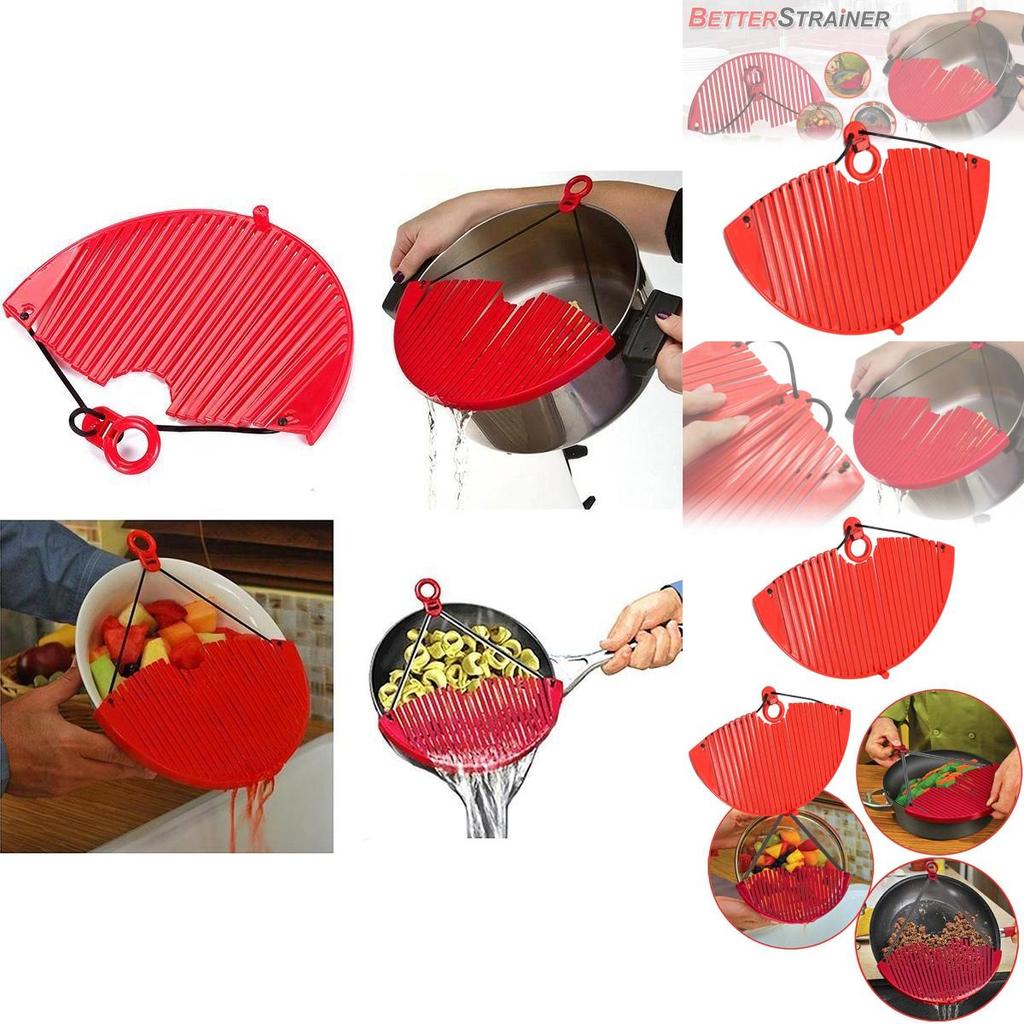 Durable Pp Material Better Strainer Kitchen Multi-function Colander For Easy Straining