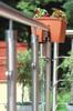 CROWN DCRO600 railing flowerpot | Terracotta