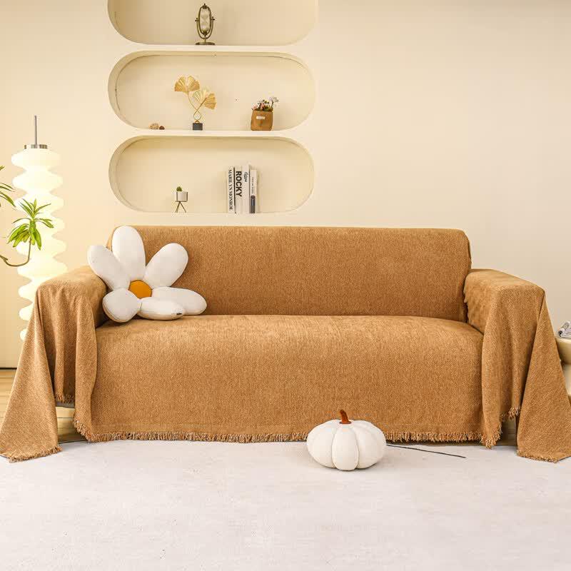 Yijushangpin Herringbone Pattern Sofa Cover Throw 180x260cm (Double Sofa)