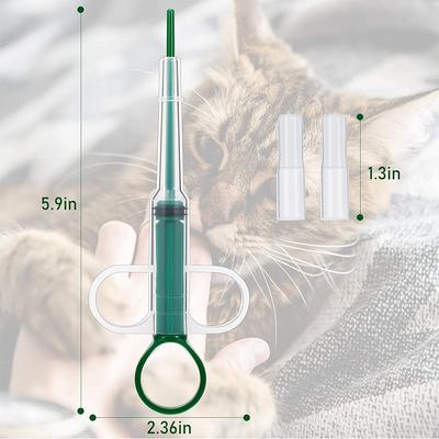 New 4PCS Circular Pet Cat Feeding Dispenser Tools Reusable Plastic Feed Pets Faster