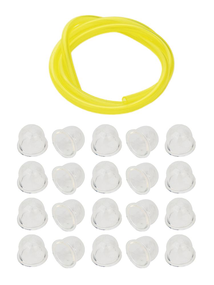 20PCS For Primer Bulb For GX22 GX25 GX31 GX35 16032-ZM3-004 & 2ft 6617 Fuel Line Power Tool Spare Parts Yard Garden Accessories