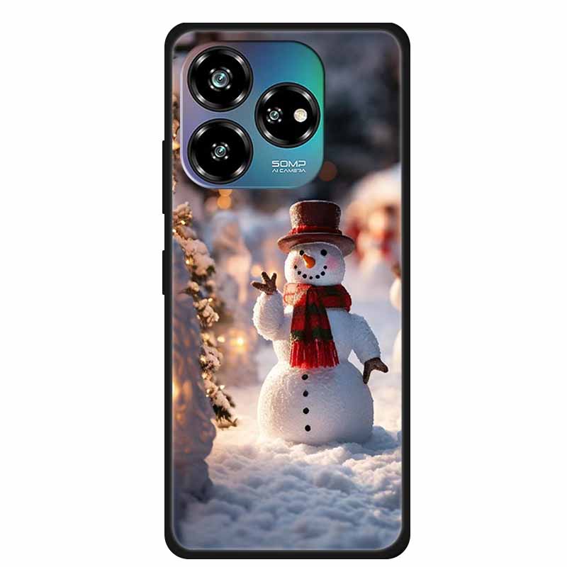 Christmas Lovely Cover For ZTE Axon 60 Lite Case  Axon60 50 40 Lite Pro Ultra 30 Soft Silicone TPU Phone Case For ZTE Axon 60 4G