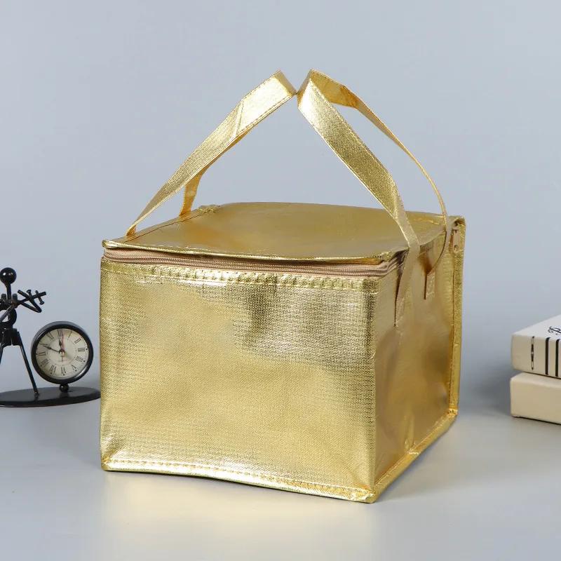 Insulated Thermal Cooler Cool Cake Lunch Foods Drink Boxes Camping Tin Foil Bags Thickened Seafood Fresh-Keeping for Carrying