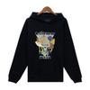 Casablanca Letter Print Hoodie Unisex Casual Winter Loose Fit Sweatshirt