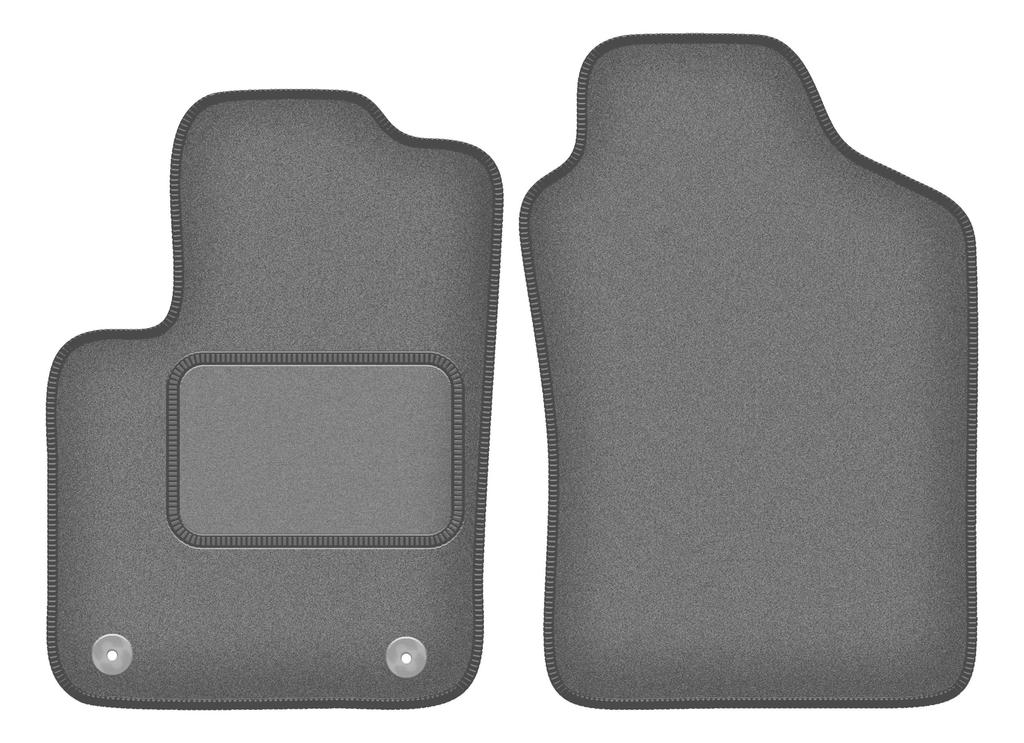 Front Car Mats: Fiat 500 Hybrid Hatchback (2020-)