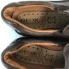 Geox Side Gore Leder Slipper Schuhe 40 25.0 Braun Leichtgewicht Mokassin Obermaterial Loafer(GEBRAUCHT)